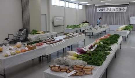 農産物品評会の写真