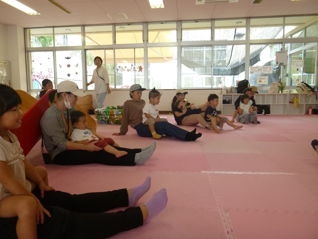 常設で遊んでいる様子