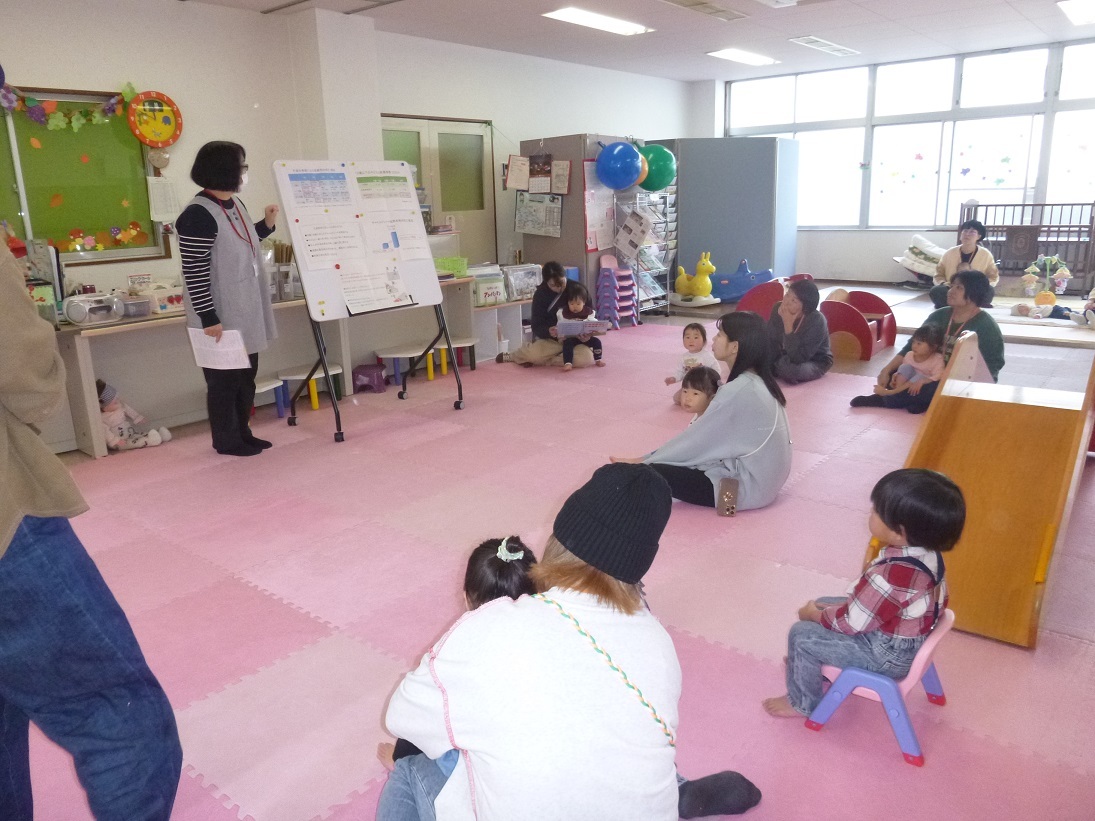 お帰り前のミニミニ講座の様子