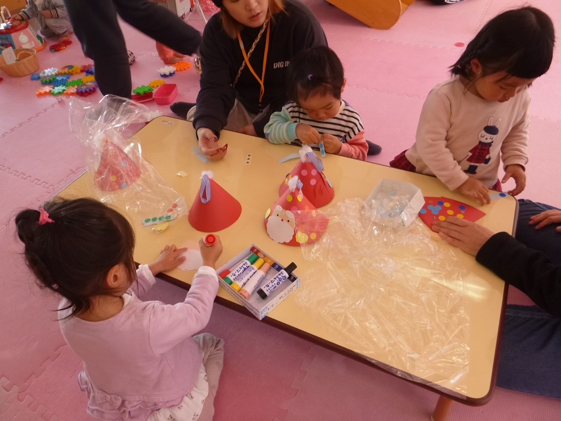 常設で遊んでいる様子