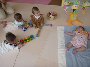 常設で遊んでいる様子