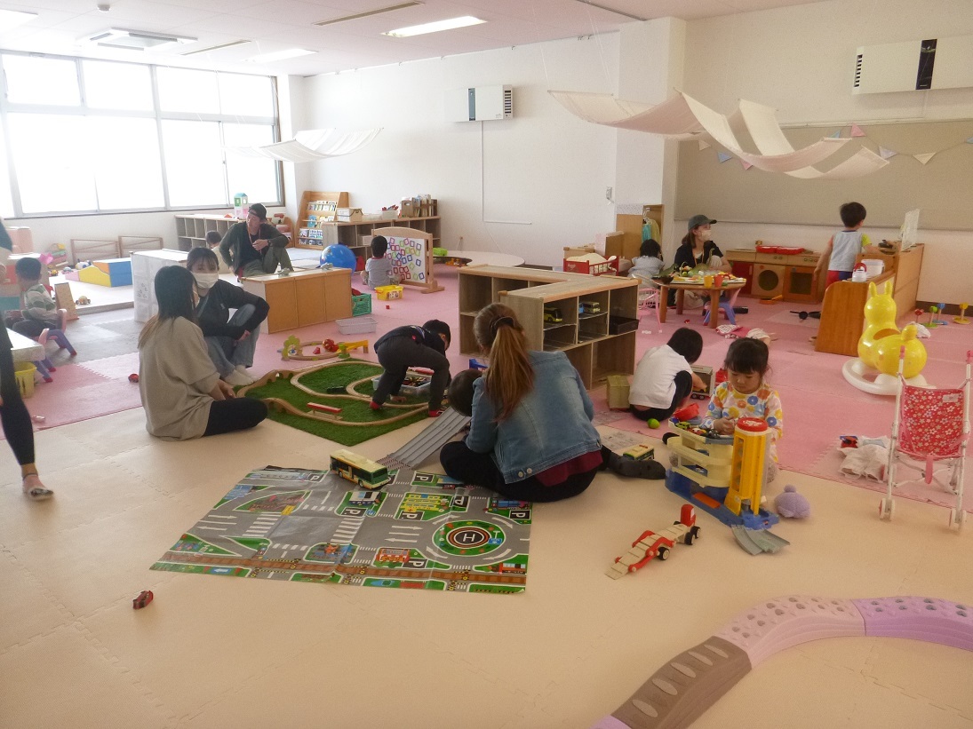 常設で遊んでいる様子