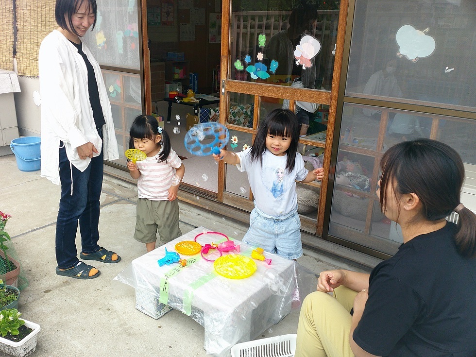 常設で遊んでいる様子