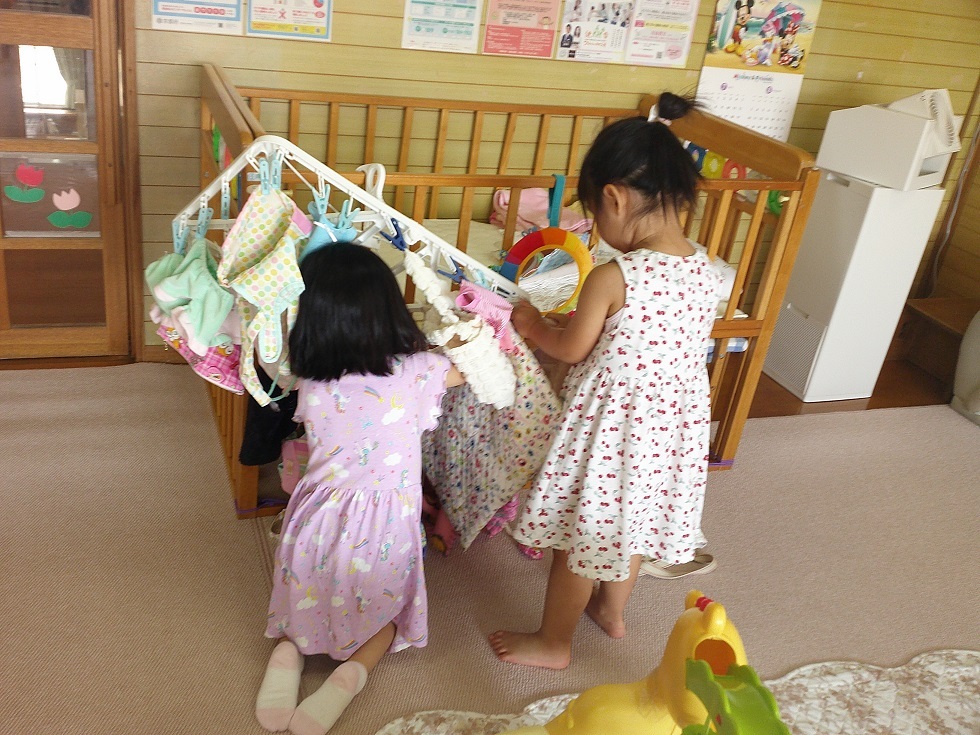 常設で遊んでいる様子