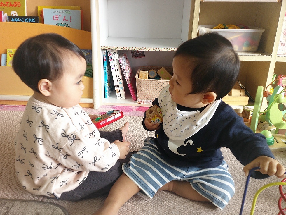 常設で遊んでいる様子