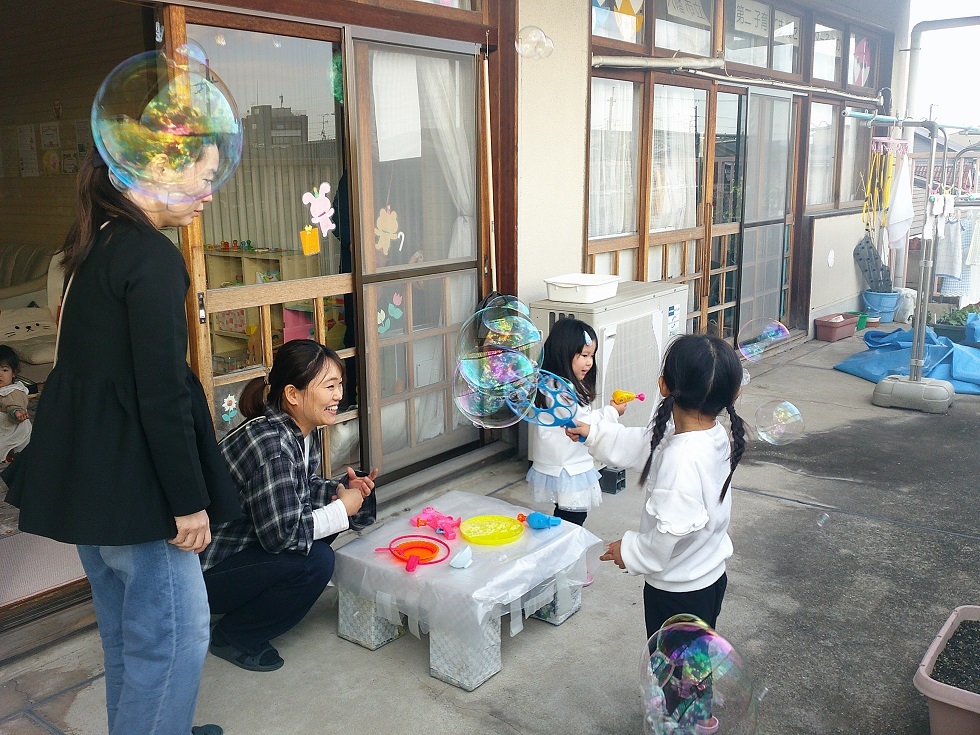 常設で遊んでいる様子