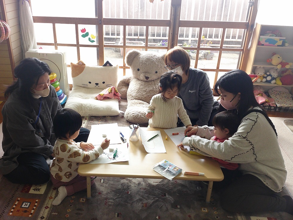 常設で遊んでいる様子