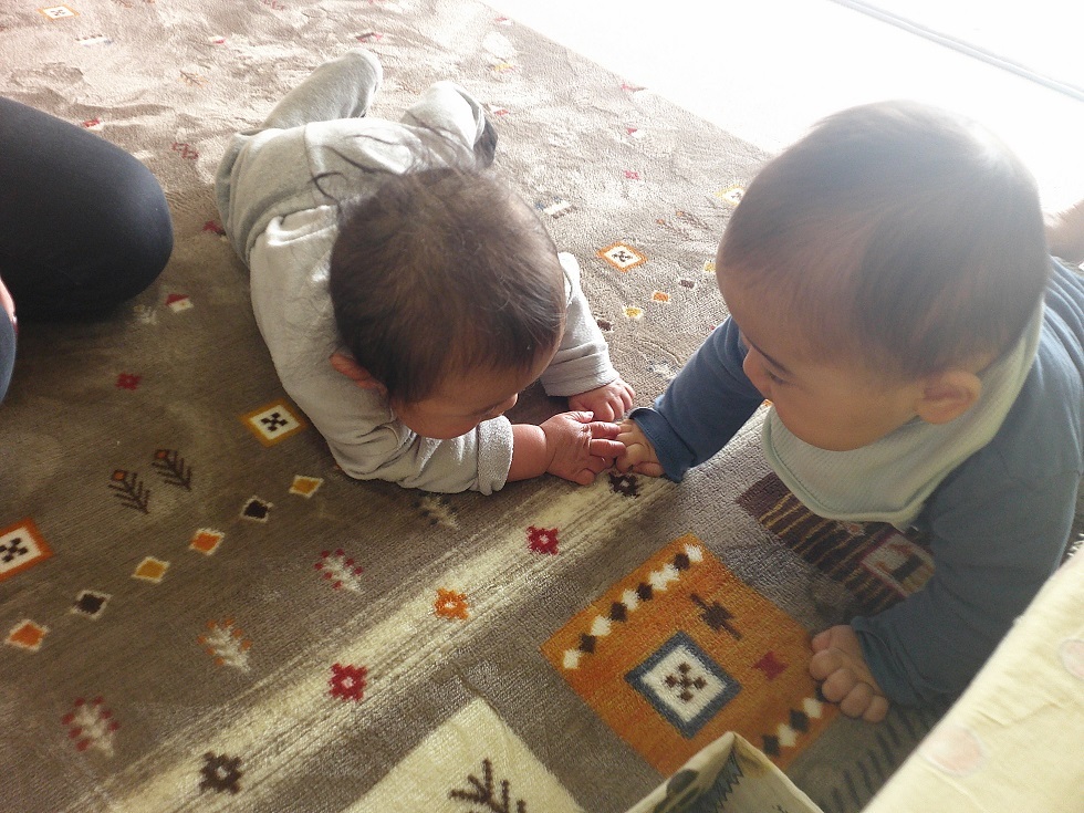 常設で遊んでいる様子