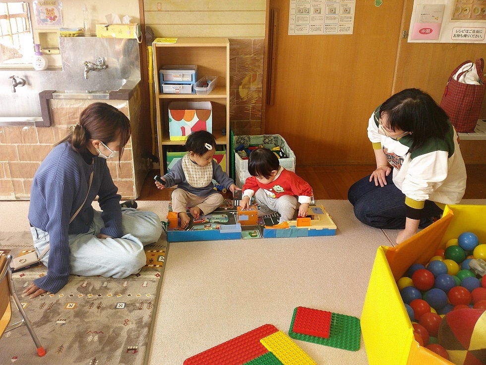 常設で遊んでいる様子