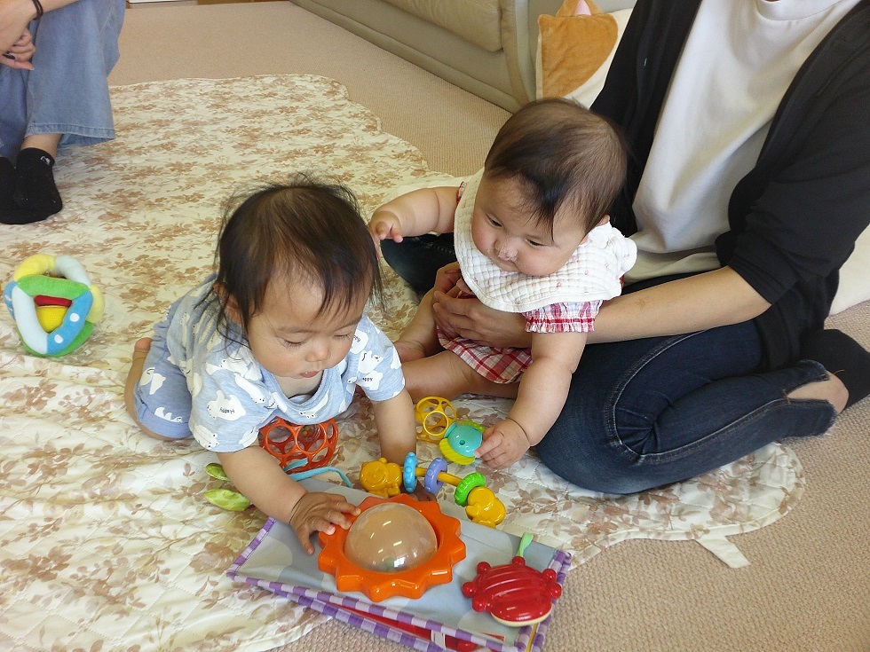 常設で遊んでいる様子