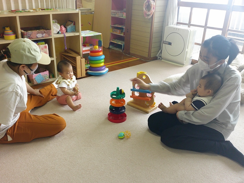 常設で遊んでいる様子