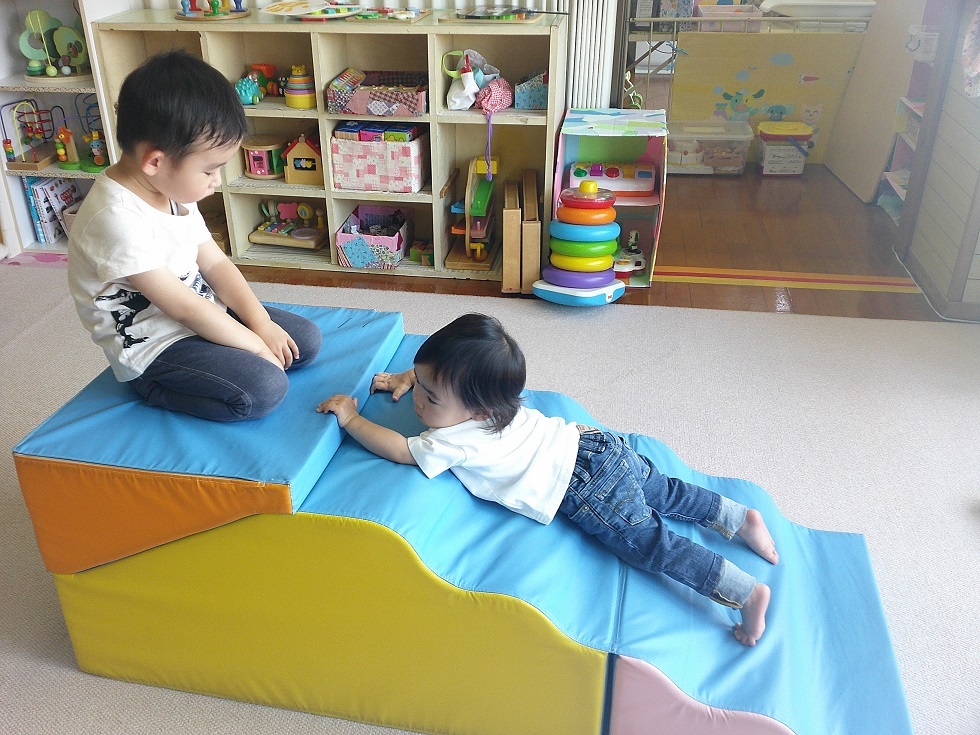 常設で遊んでいる様子