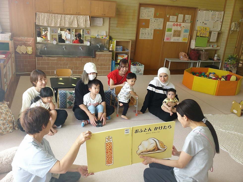 常設で遊んでいる様子