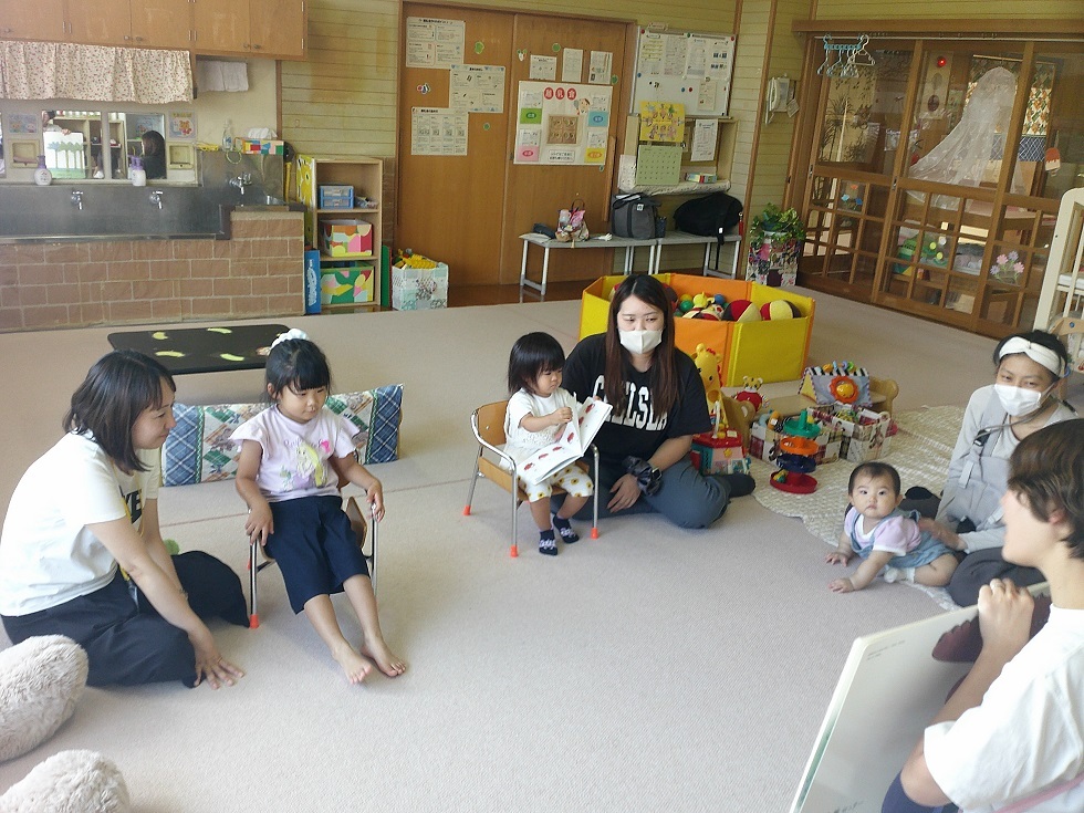 常設で遊んでいる様子