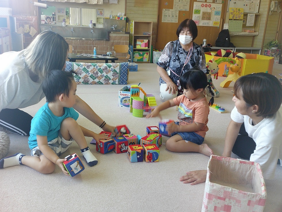 常設で遊んでいる様子