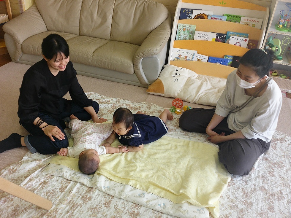 常設で遊んでいる様子