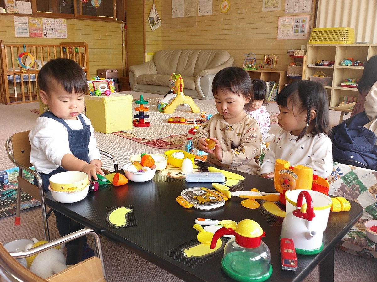 常設で遊んでいる様子