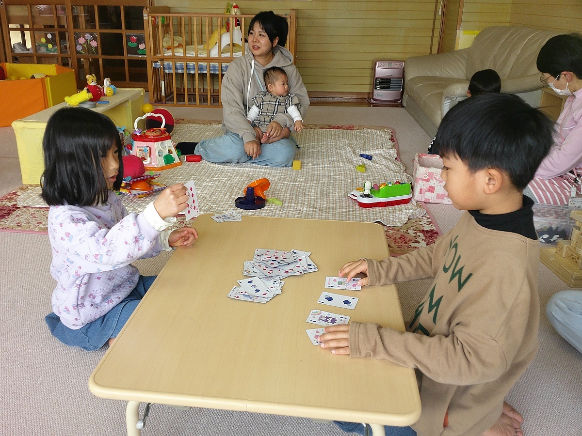 常設で遊んでいる様子