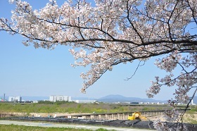 上津屋橋（通称：流れ橋）