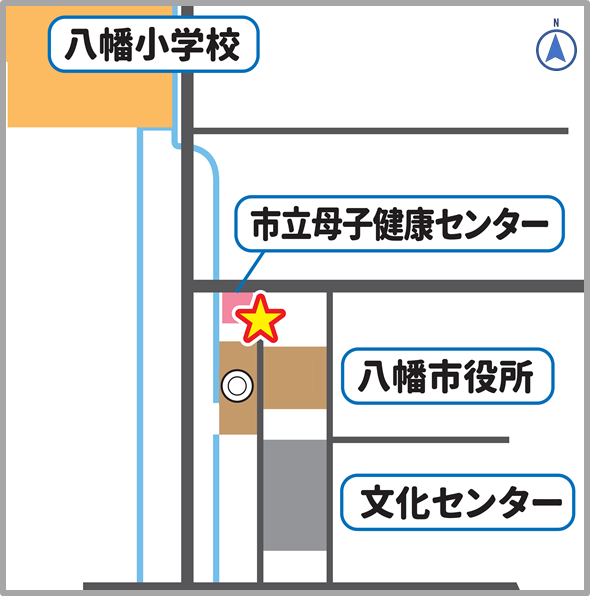 デザインマンホール設置場所の地図