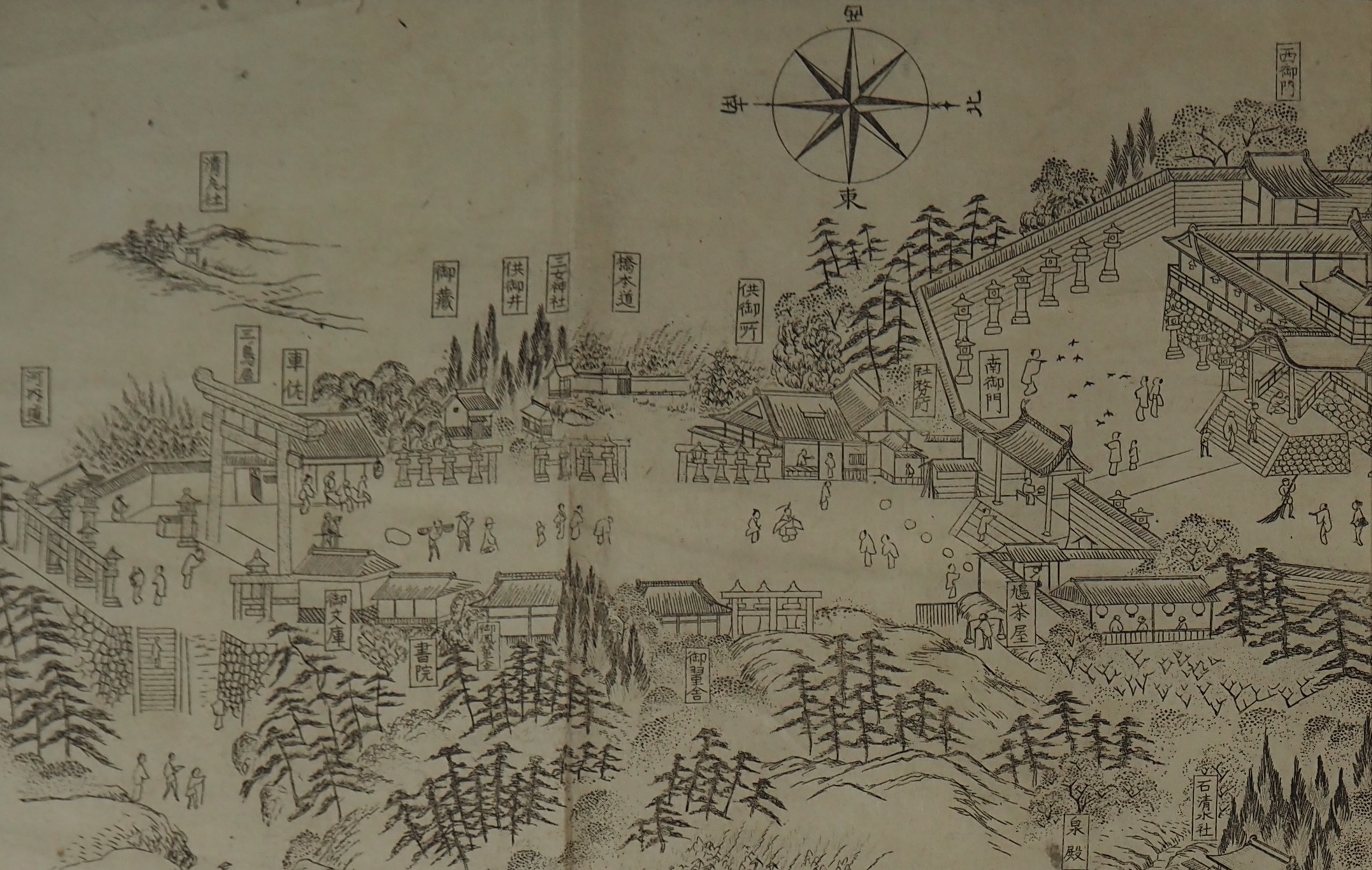 三ノ鳥居周辺絵図