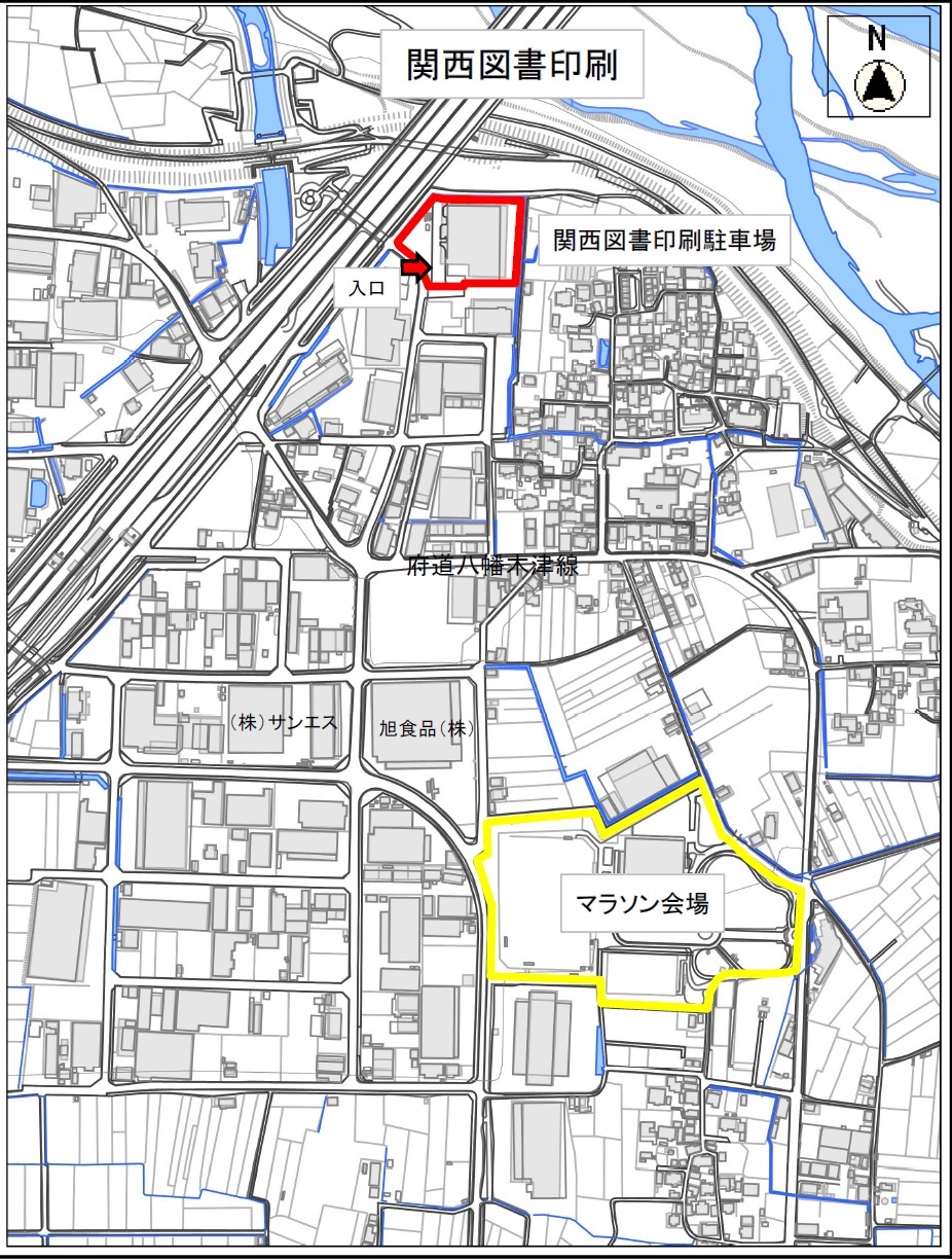 関西図書印刷案内図