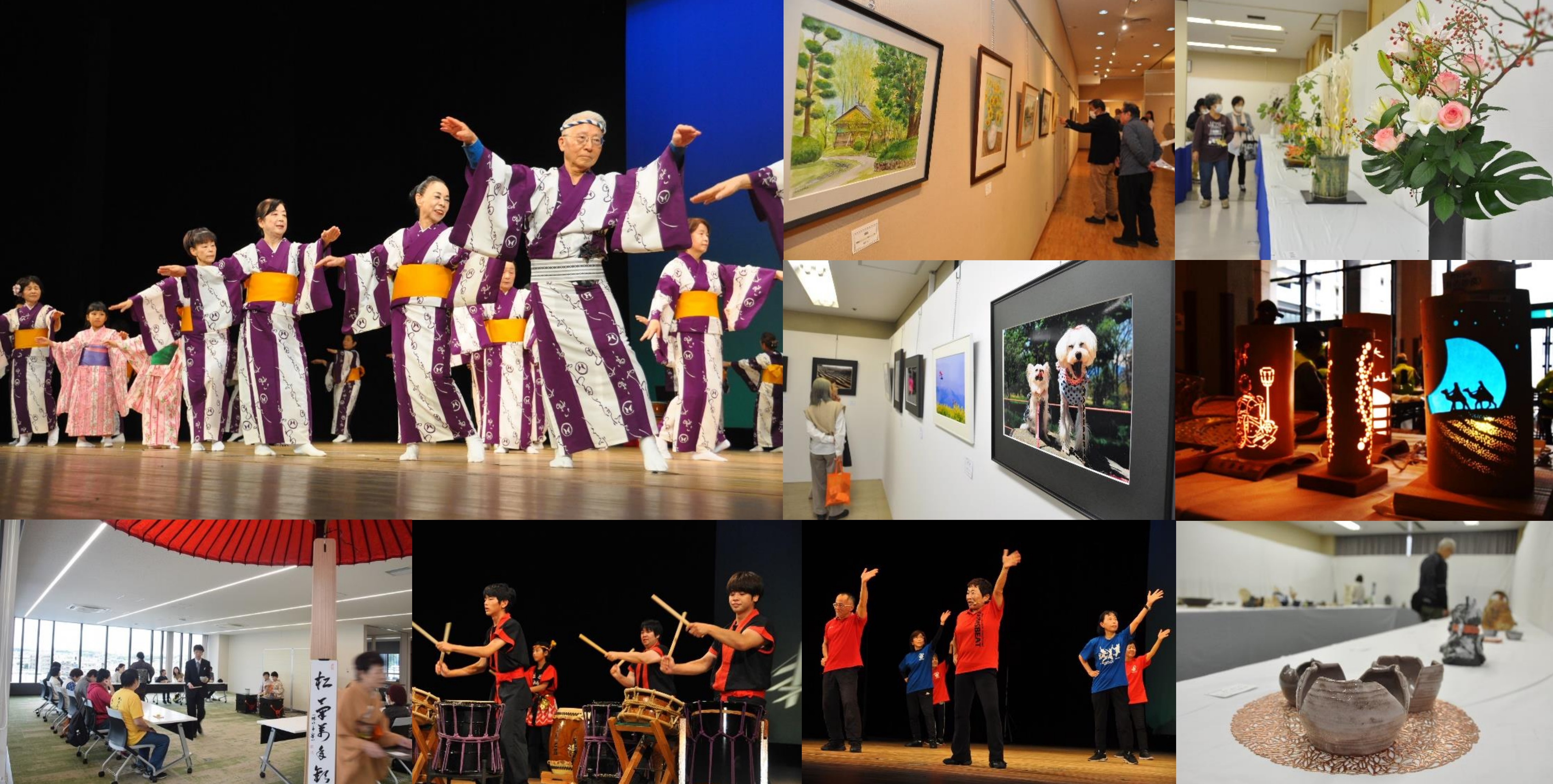 第53回八幡市民文化祭の様子