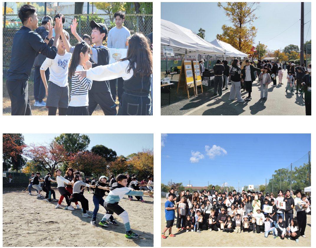 すぽーつまるしぇを楽しむ参加者の様子