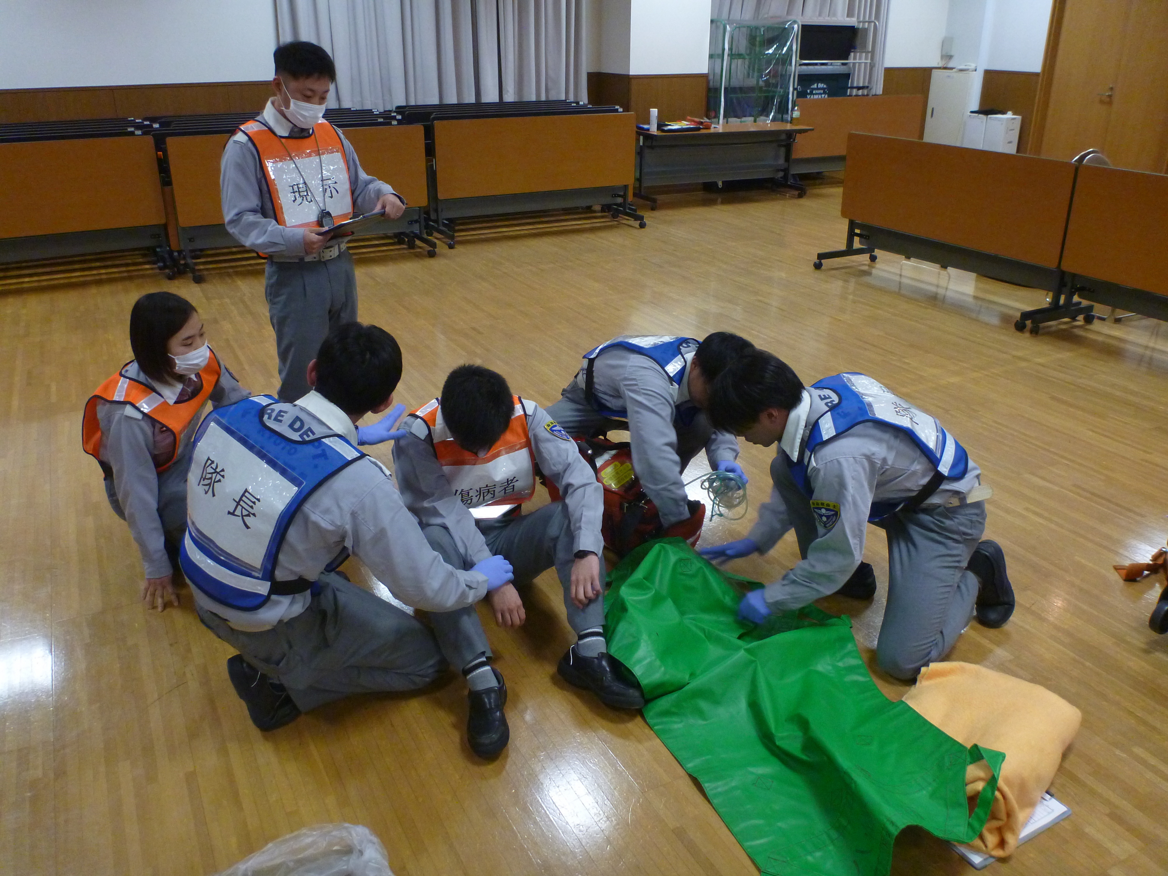 活動中（現場）