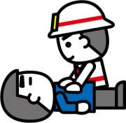 心臓マッサージを行うイラスト