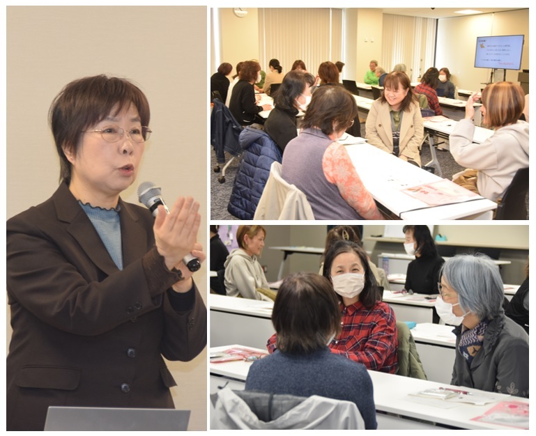 マタニティスクールで学ぶ参加者の様子