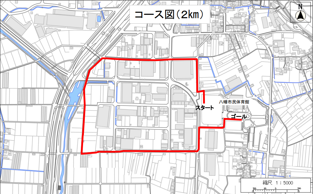 2キロコース詳細図