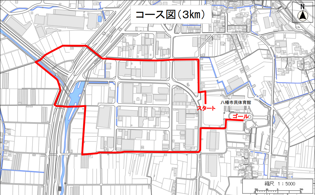 3キロコース詳細図