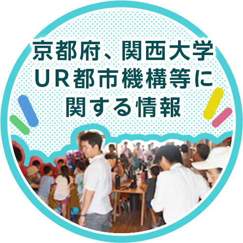 京都府、関西大学UR都市機構等に関する情報